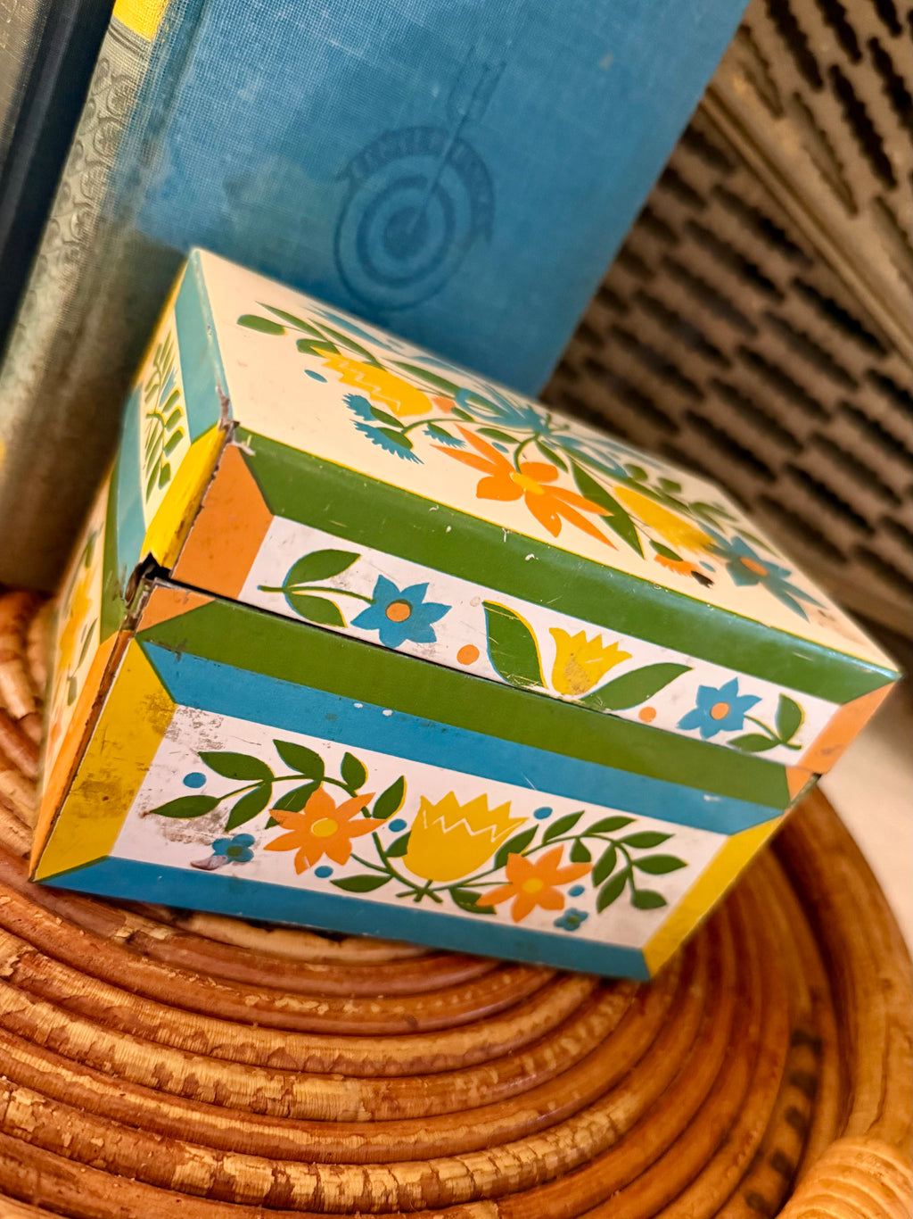 Floral Recipe Tin