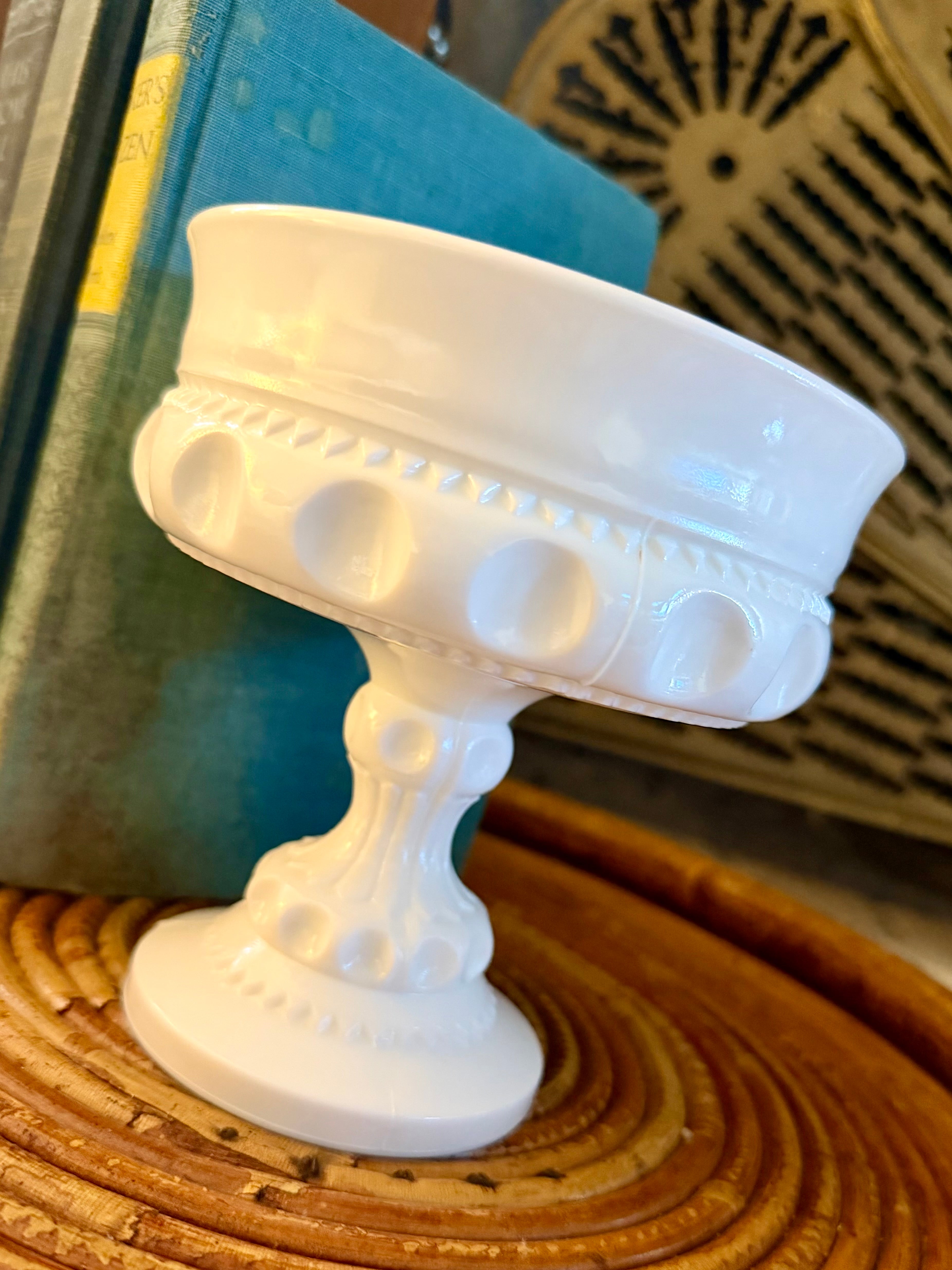 Milk Glass Dish