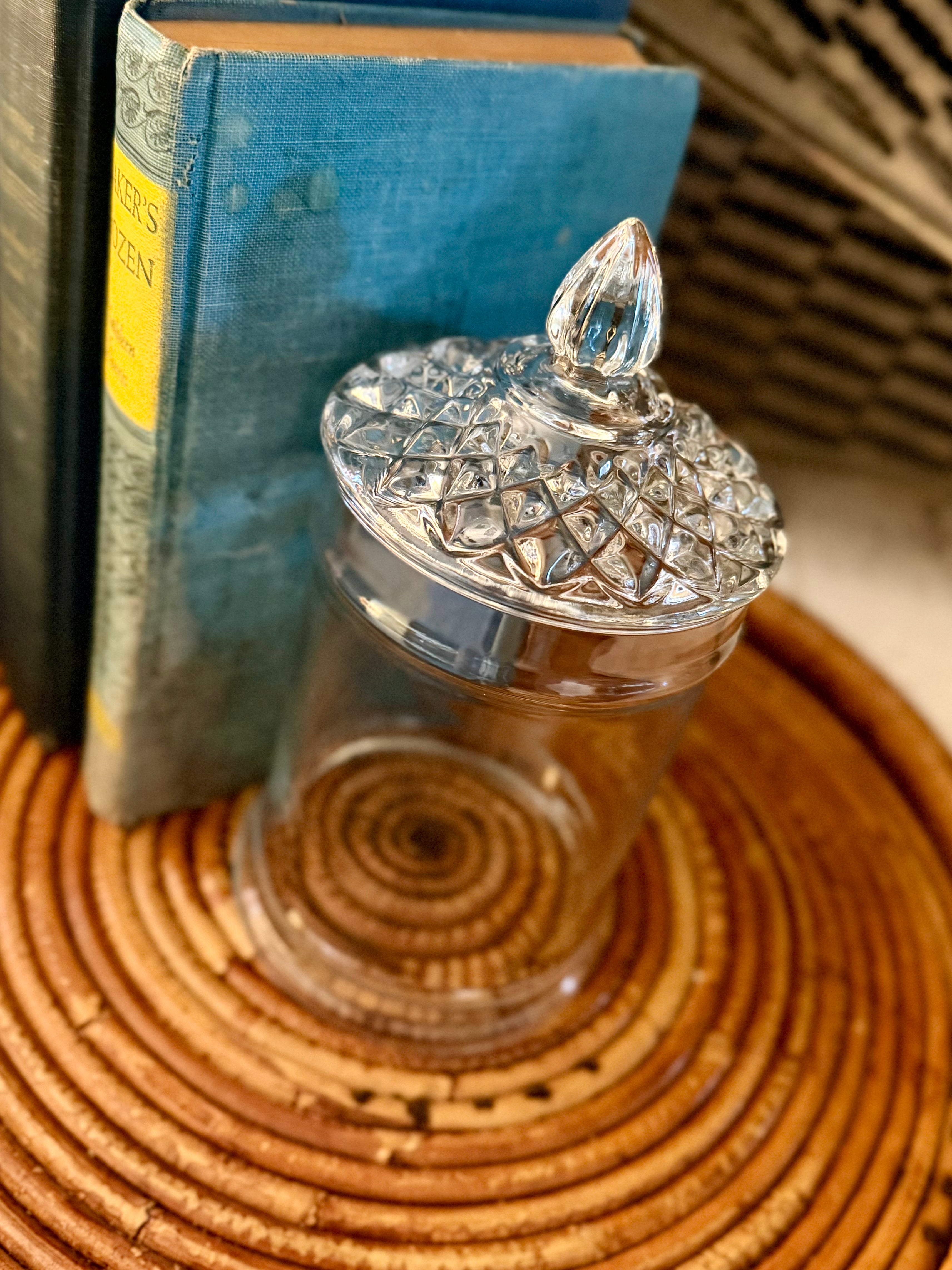 Apothecary Jar with Decorative Lid