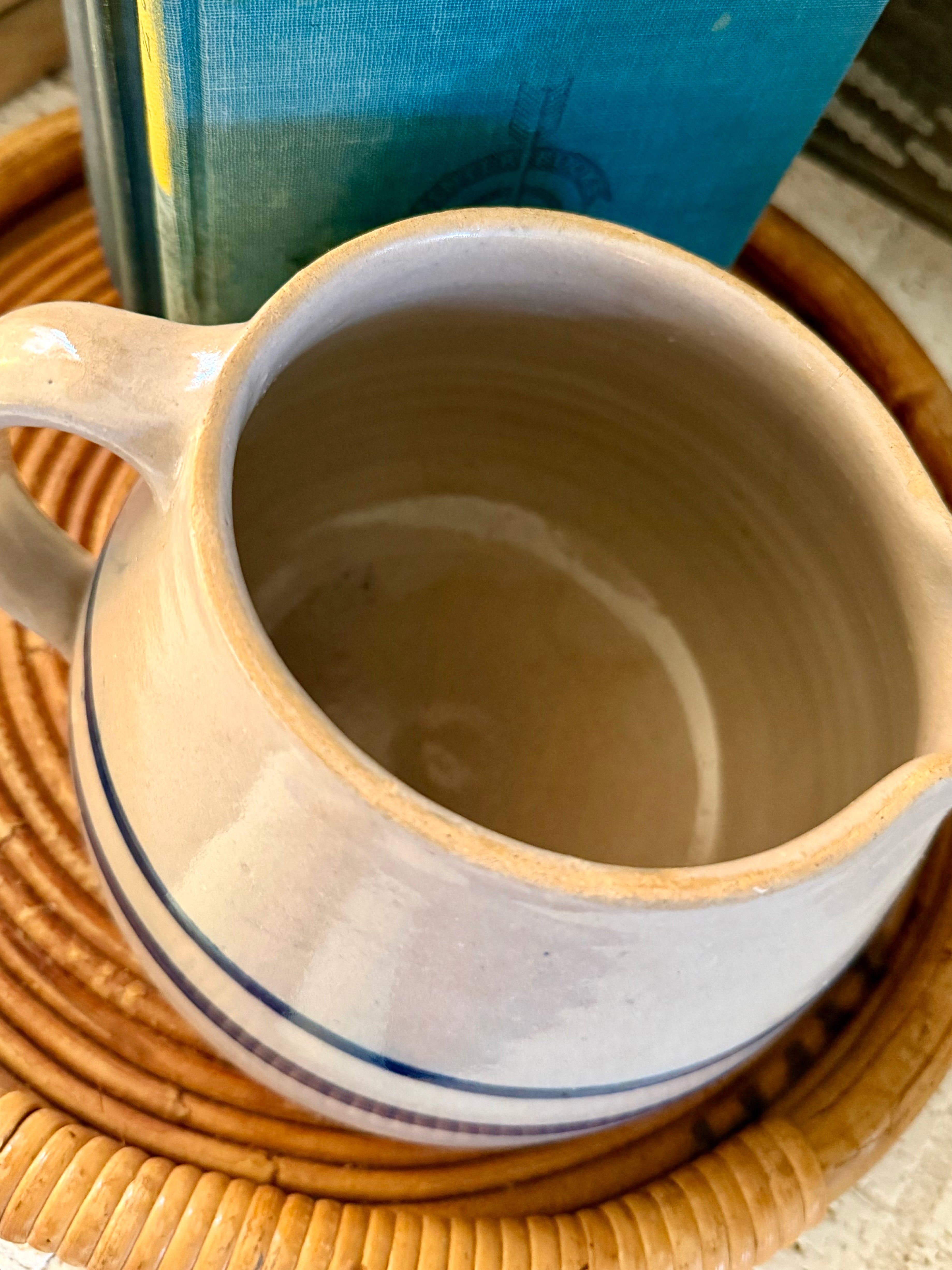 Stoneware Pitcher