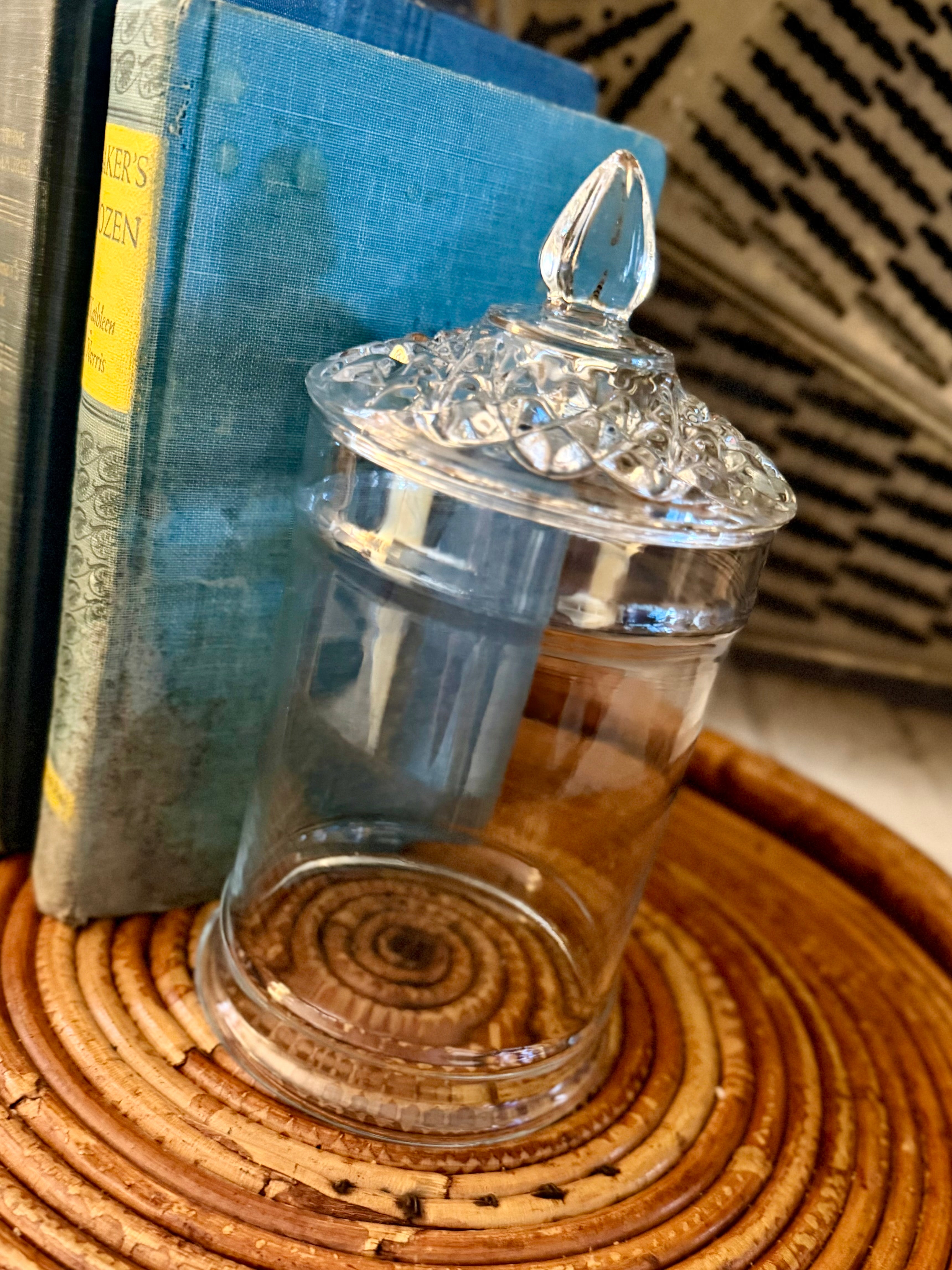 Apothecary Jar with Decorative Lid