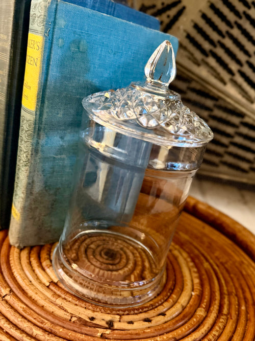 Apothecary Jar with Decorative Lid