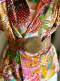 Etched Moroccan Medallion Belt