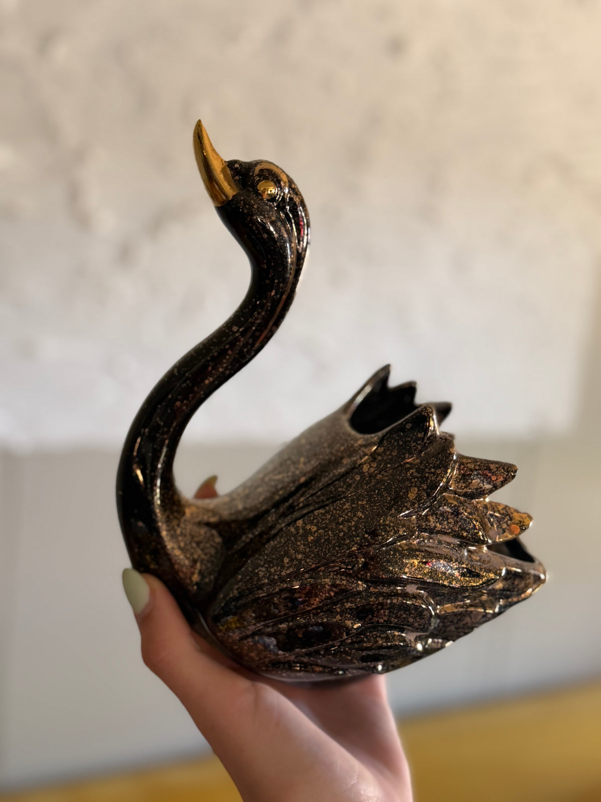 Gold Speckled Swan