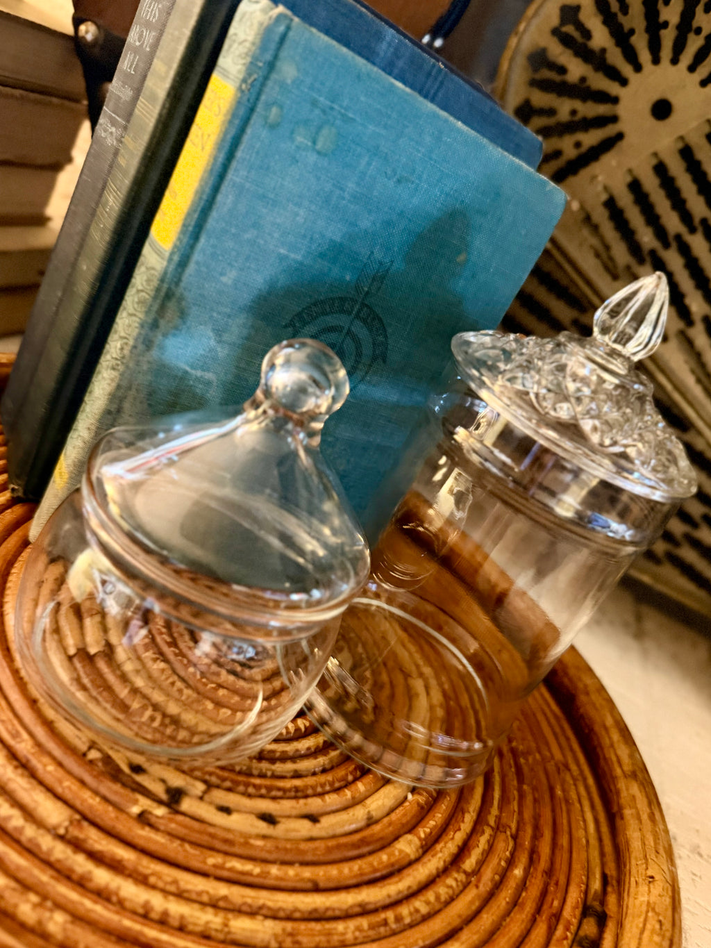 Apothecary Jar with Decorative Lid
