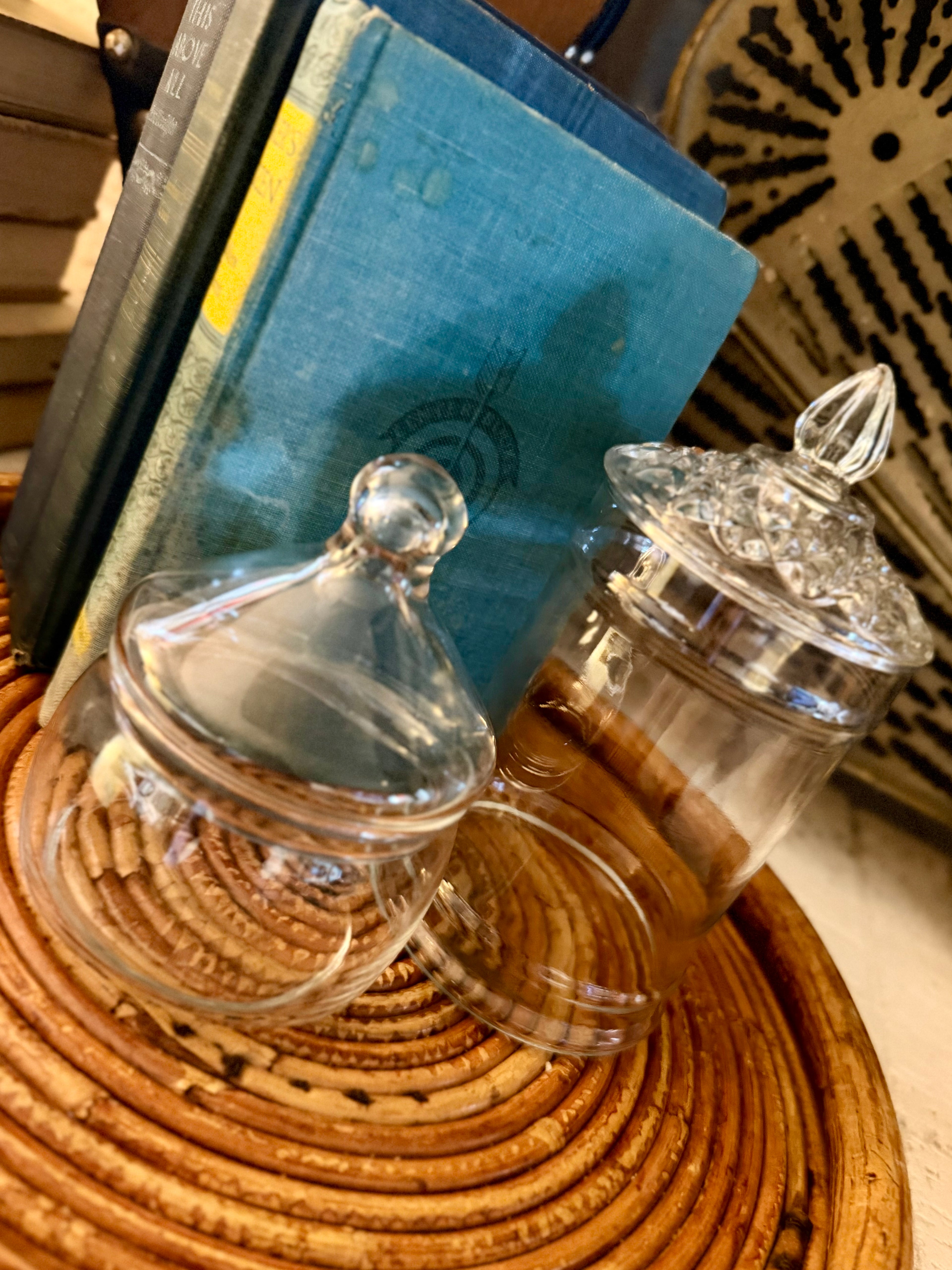 Apothecary Jar with Decorative Lid