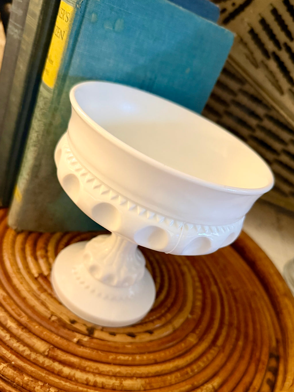 Milk Glass Dish