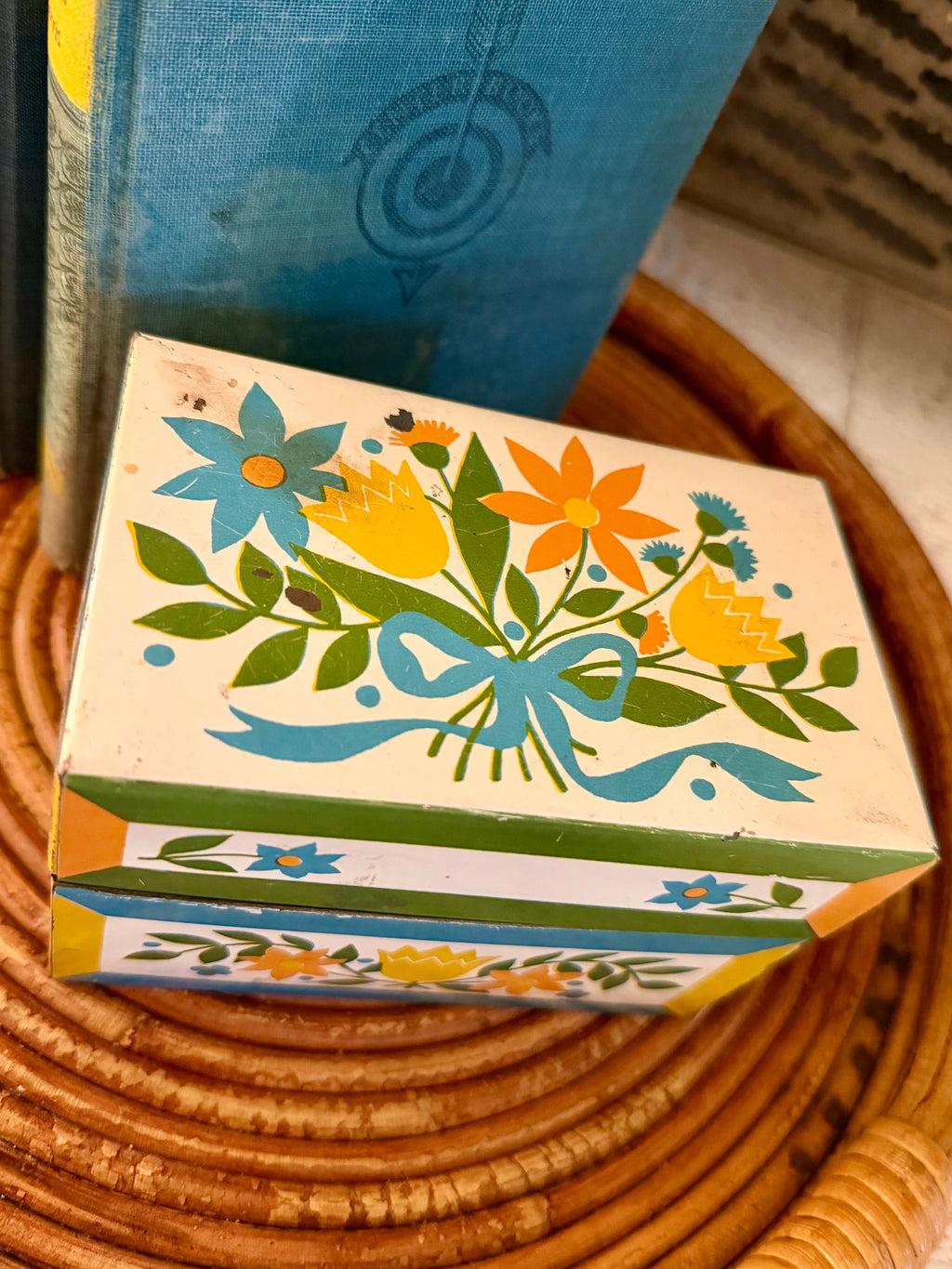 Floral Recipe Tin
