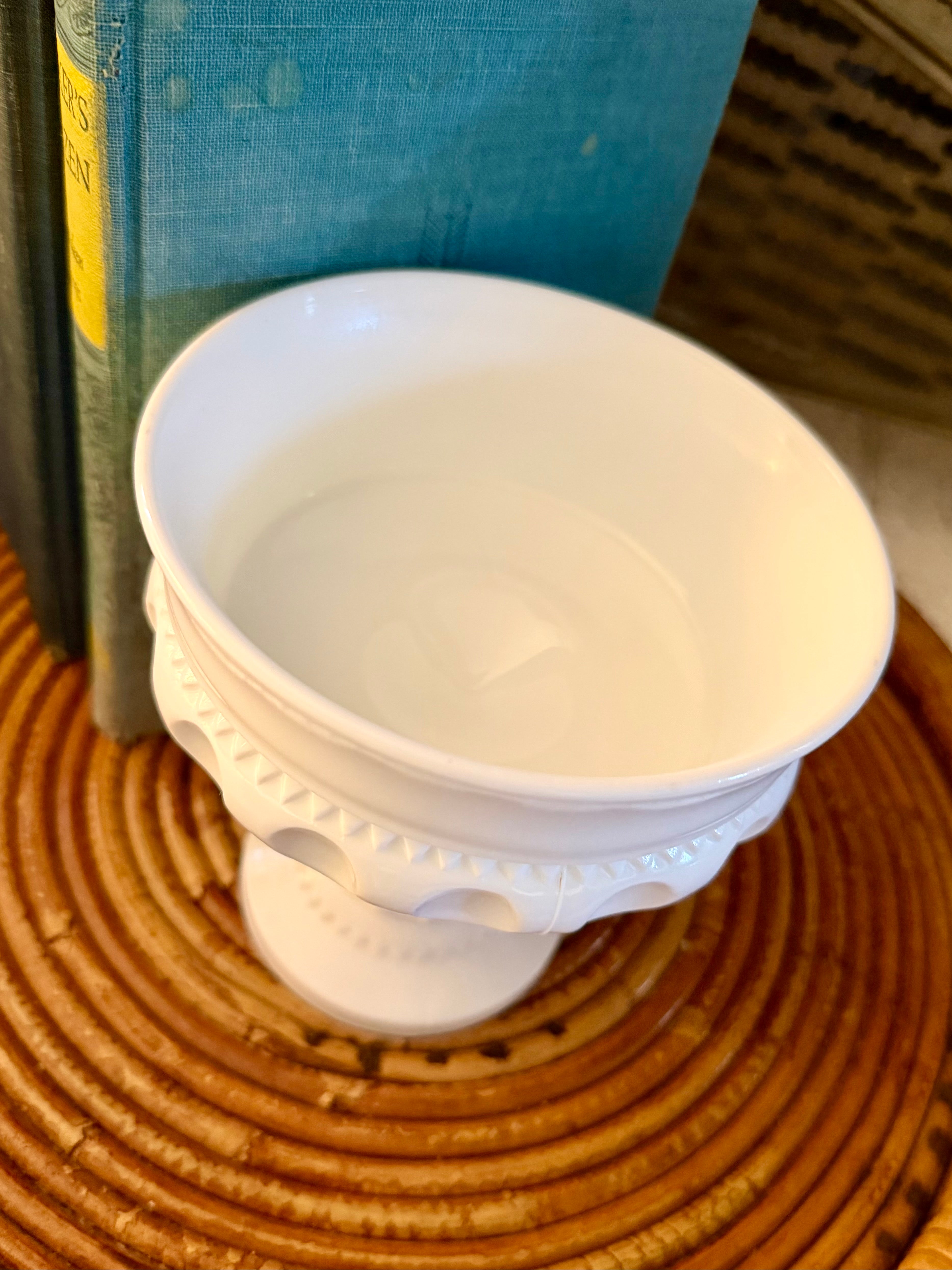 Milk Glass Dish
