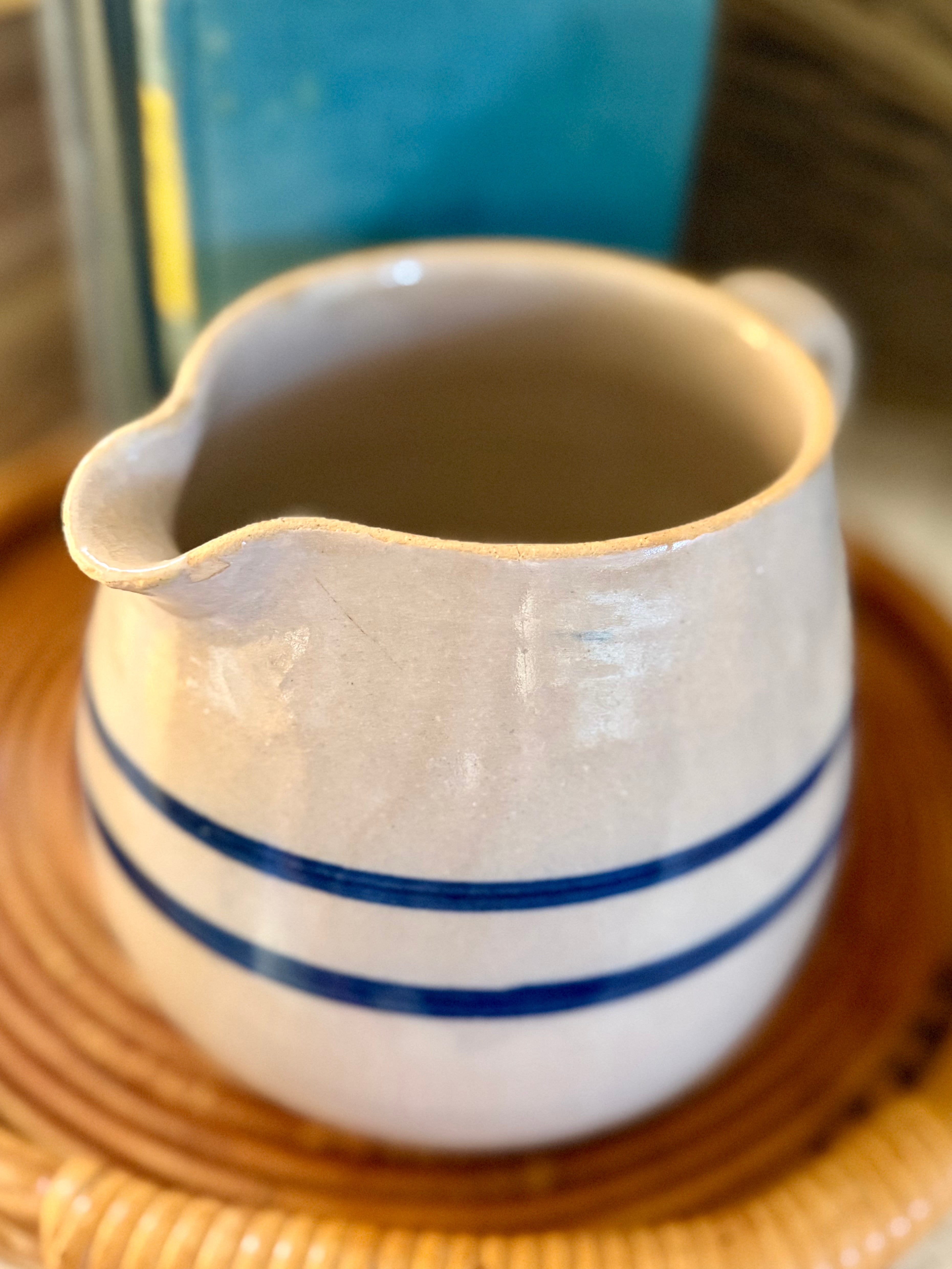 Stoneware Pitcher