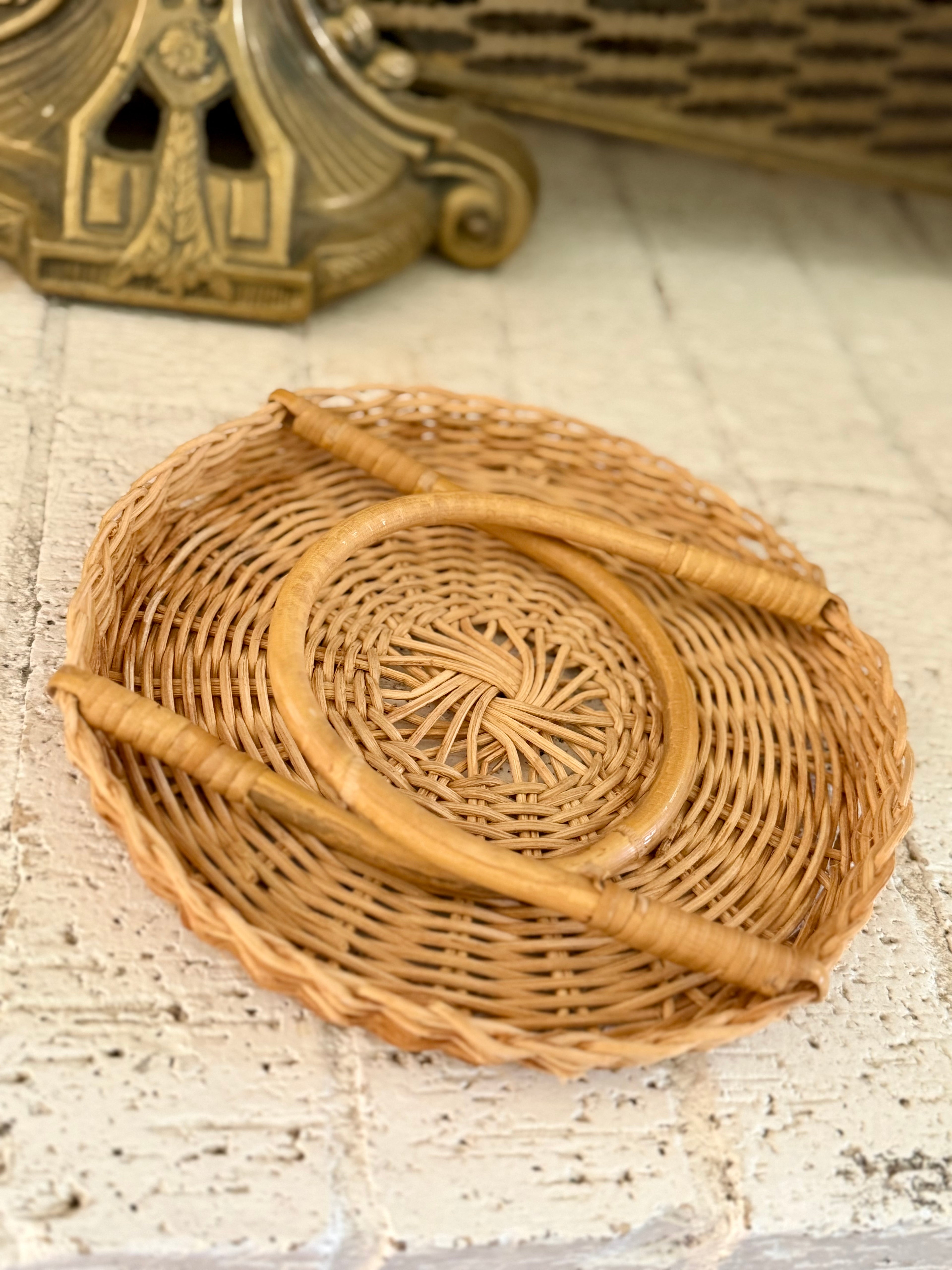 Wicker Serving Basket