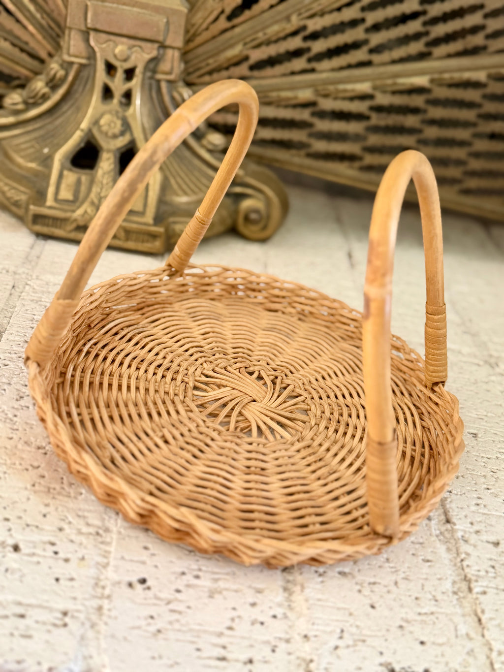 Wicker Serving Basket