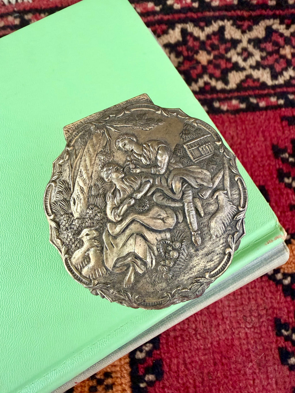 Courting Couple Trinket Box