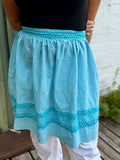 Vintage Gingham Half Apron