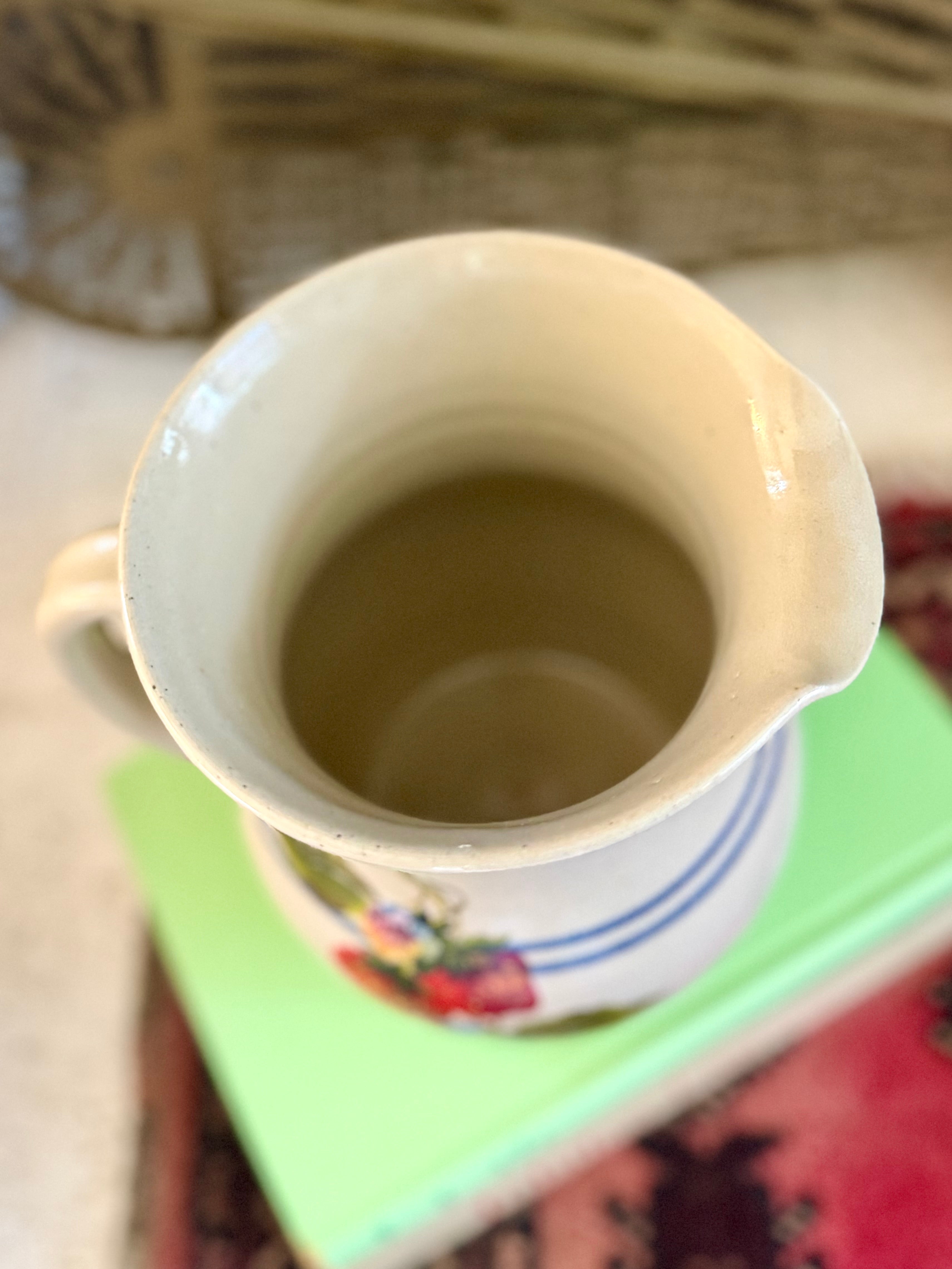 Strawberry Stoneware Pitcher