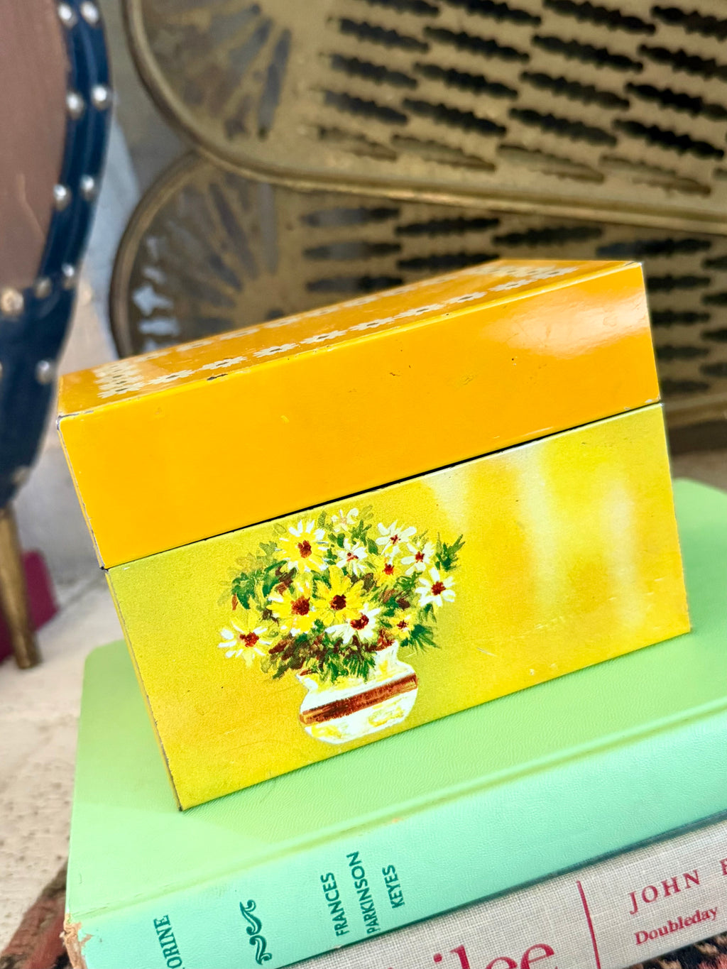Metal Recipe Box