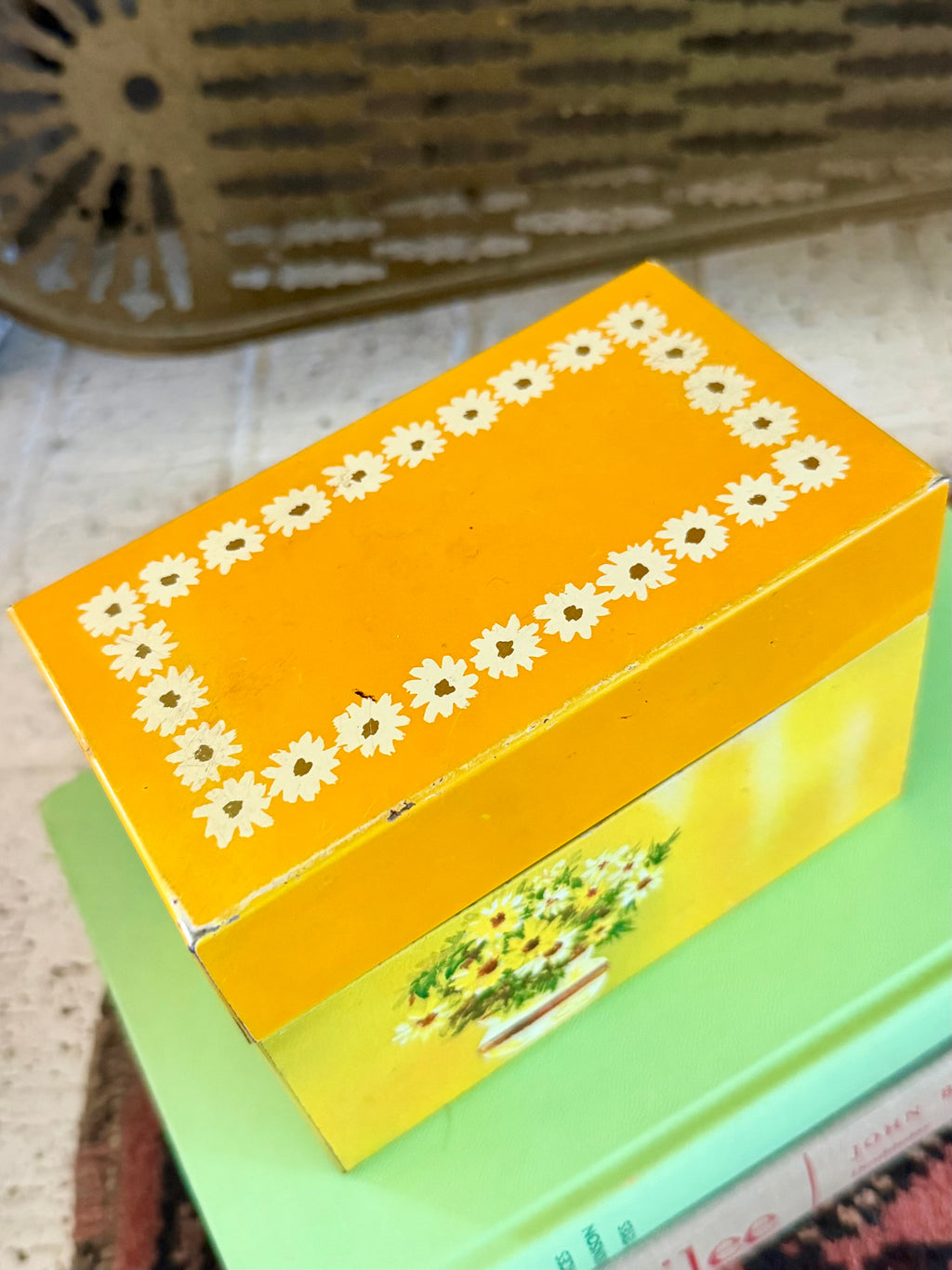 Metal Recipe Box