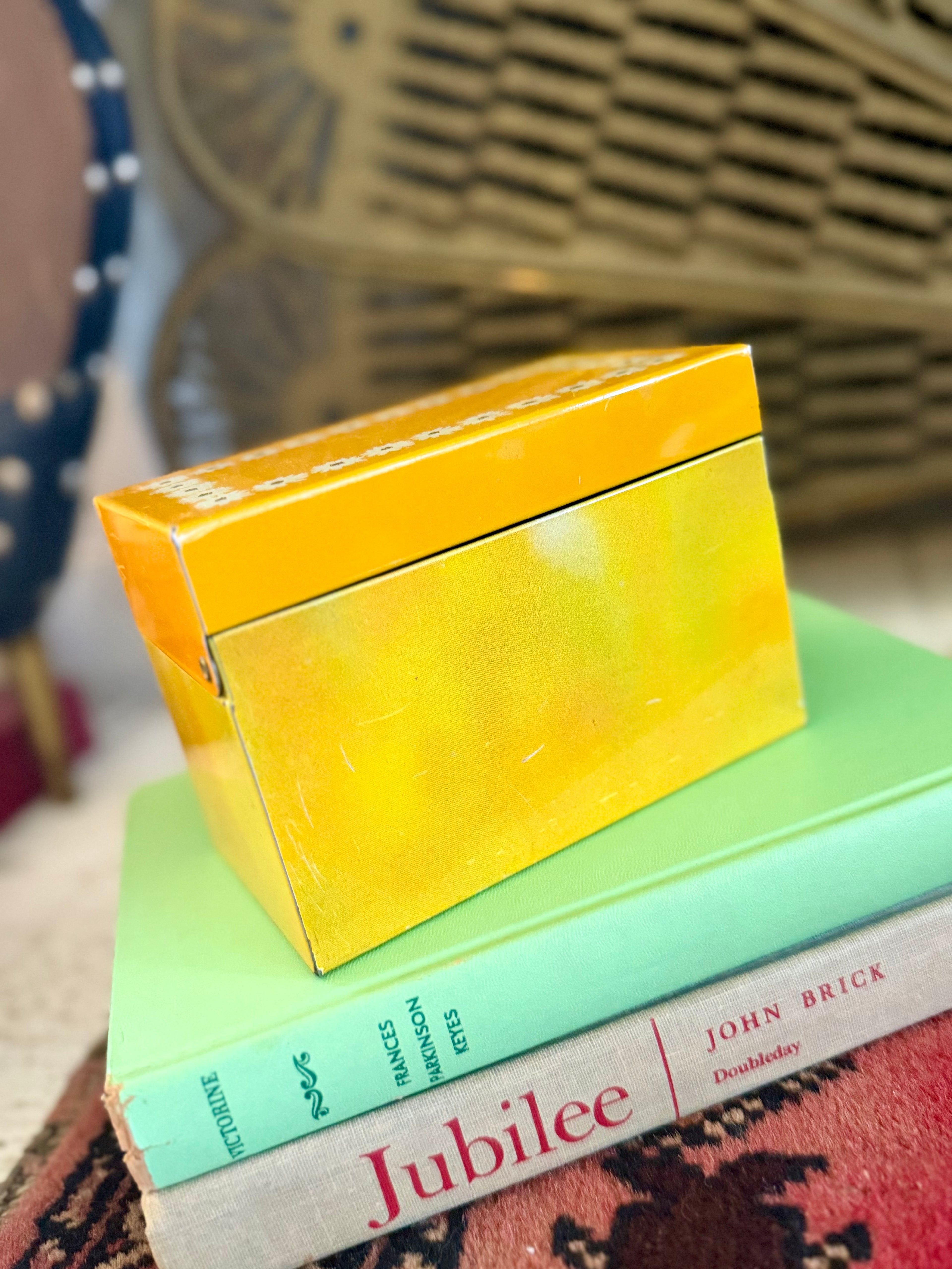 Metal Recipe Box