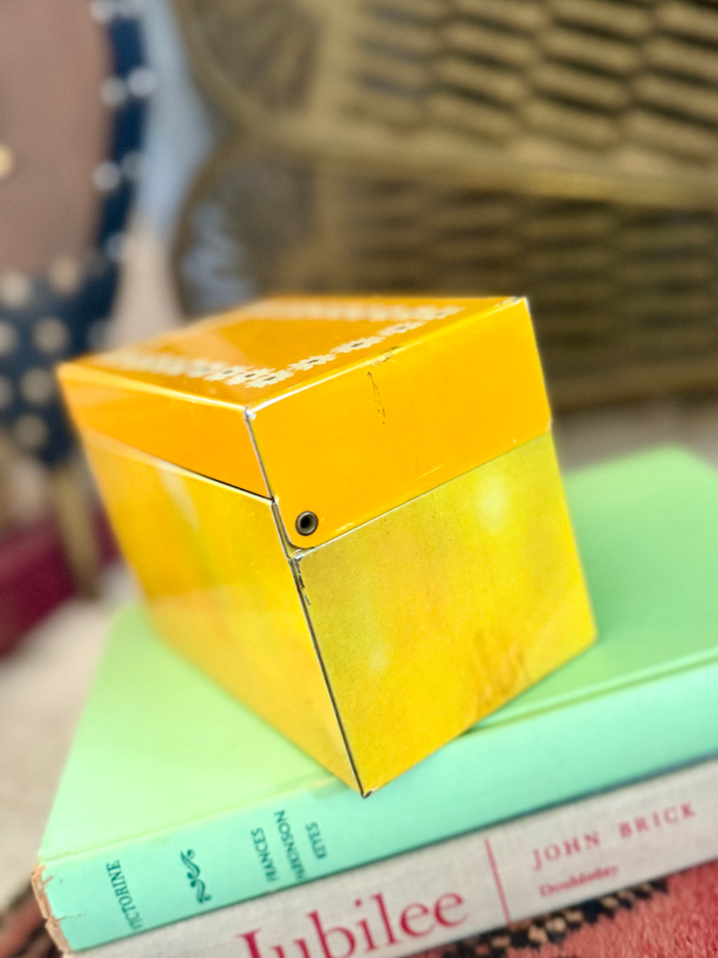 Metal Recipe Box