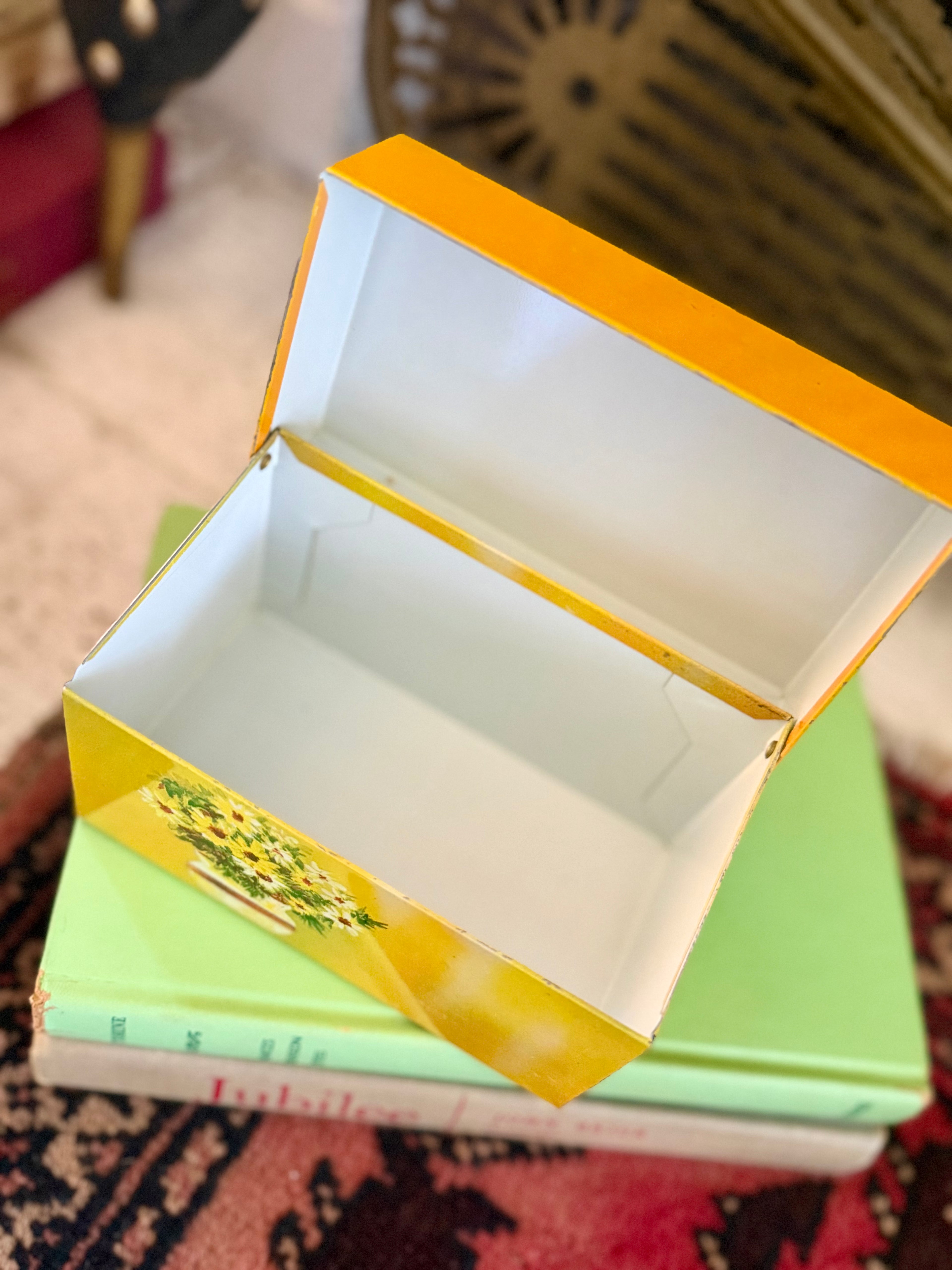 Metal Recipe Box