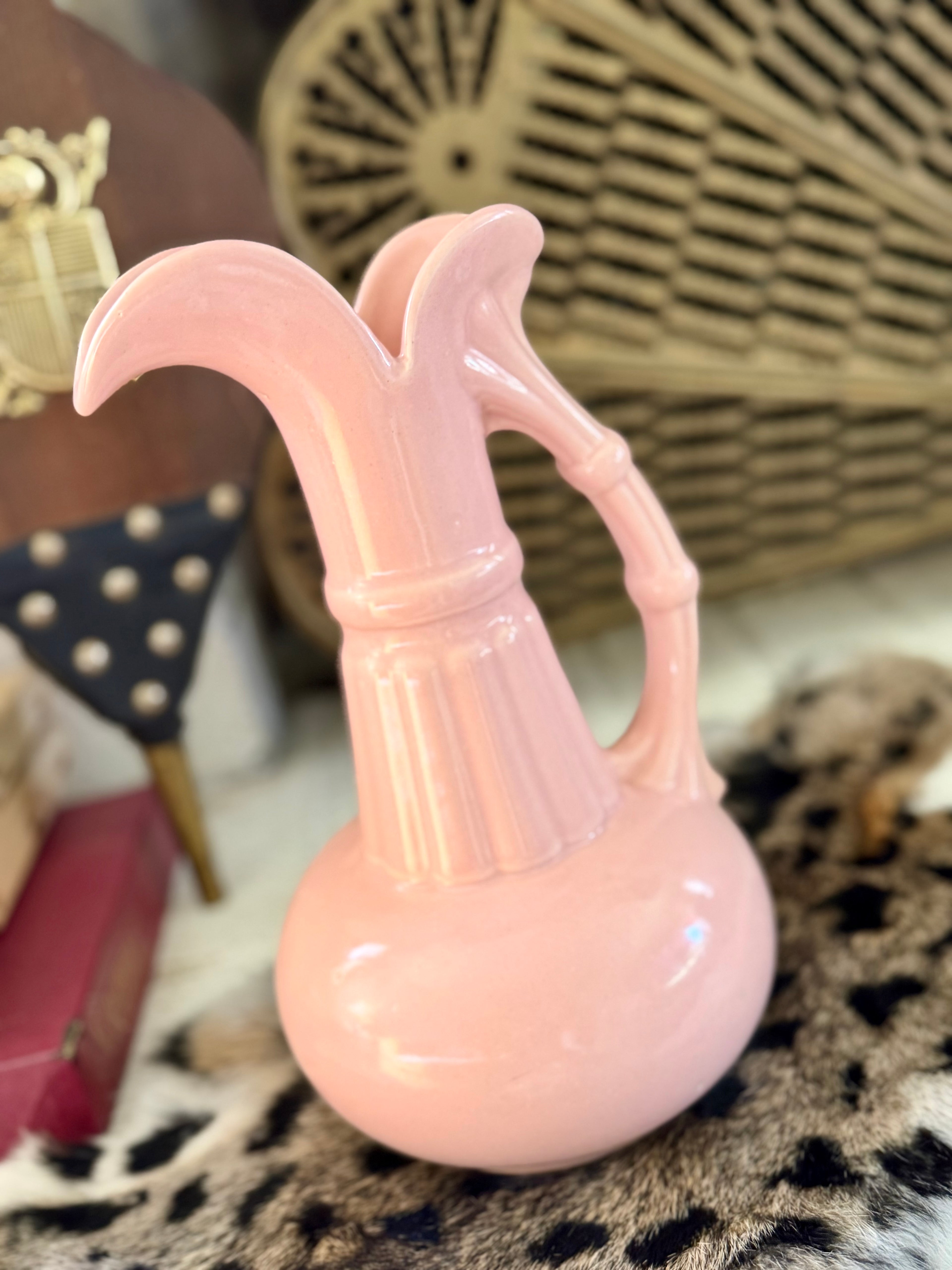 MCM Handmade Pink Pitcher