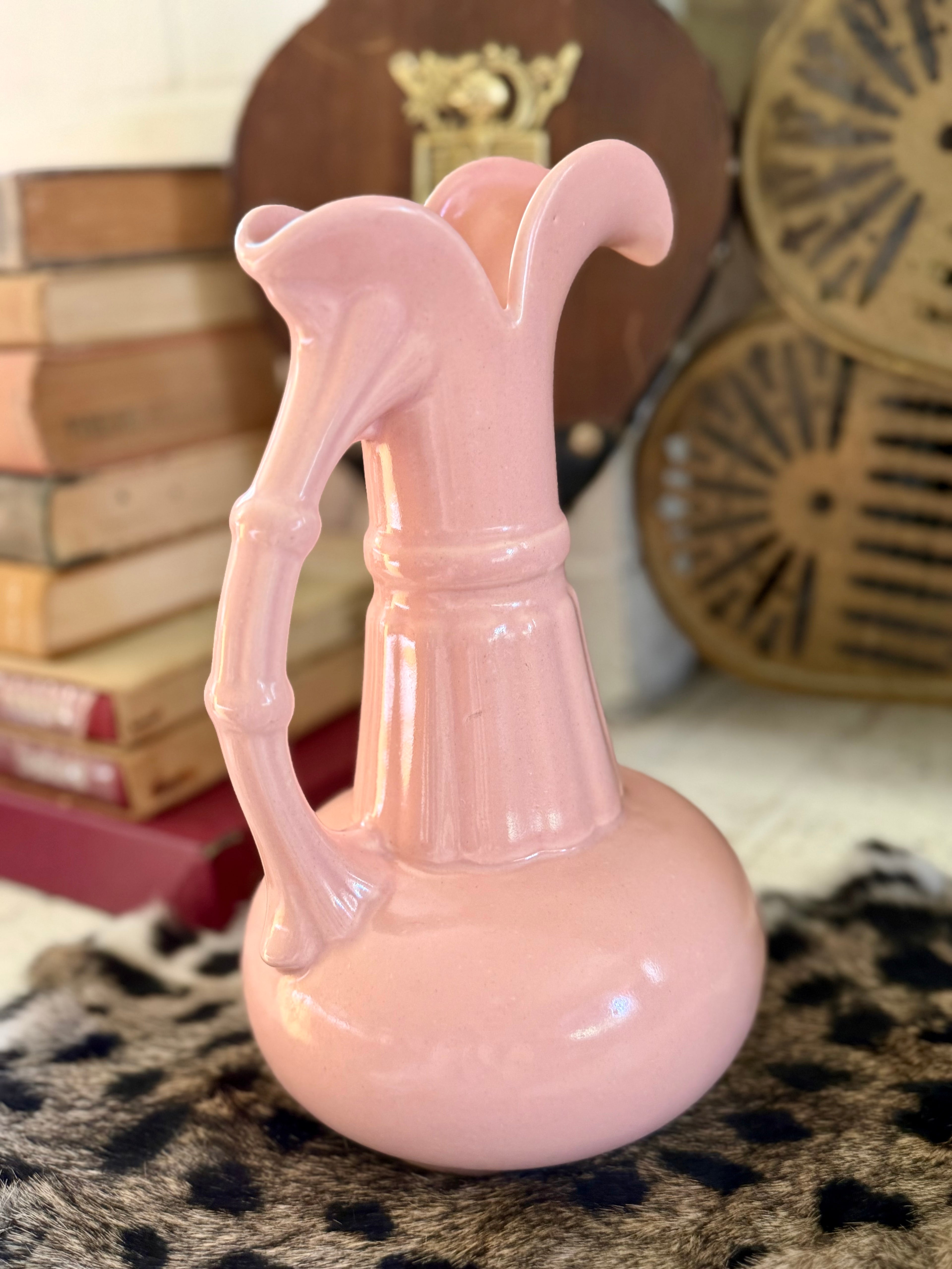 MCM Handmade Pink Pitcher